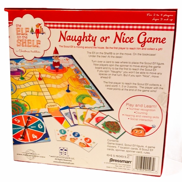 Elf on The Shelf Naughty or Nice Game & Book - Picture 3 of 5